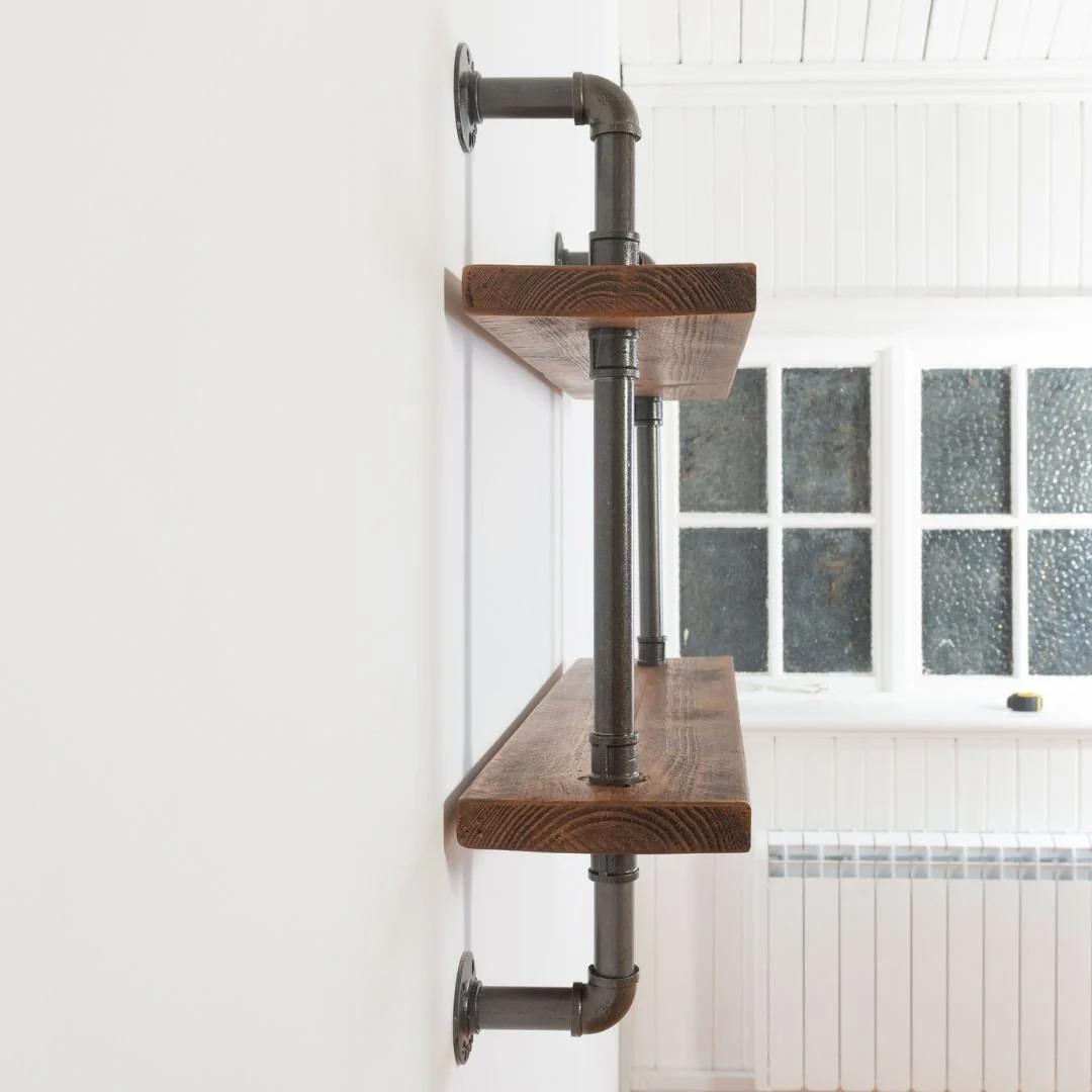 2 Shelf Industrial Pipe Shelving Unit - Image 7