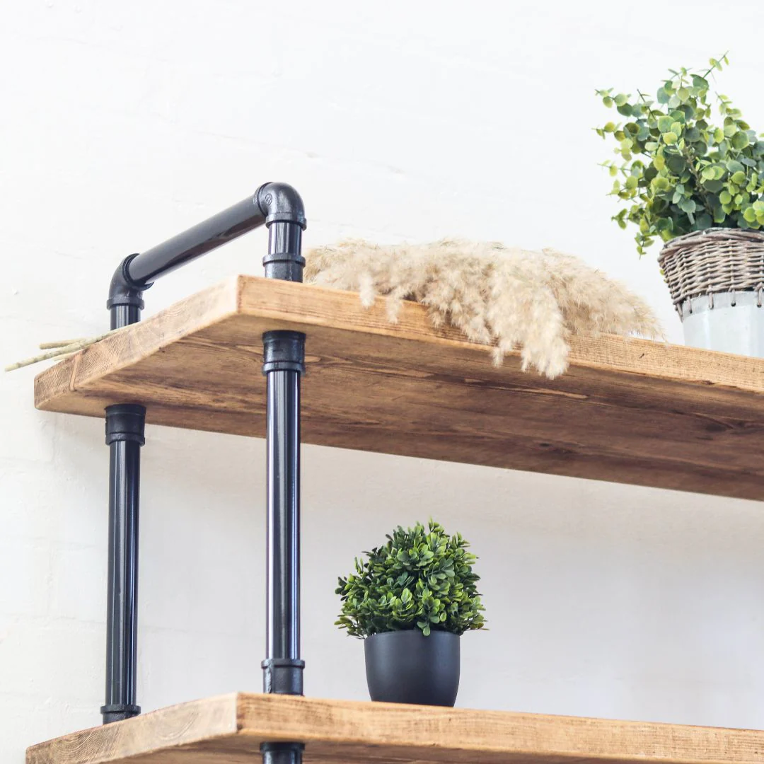 5 Shelf Free Standing Pipe Shelving Unit - Image 3