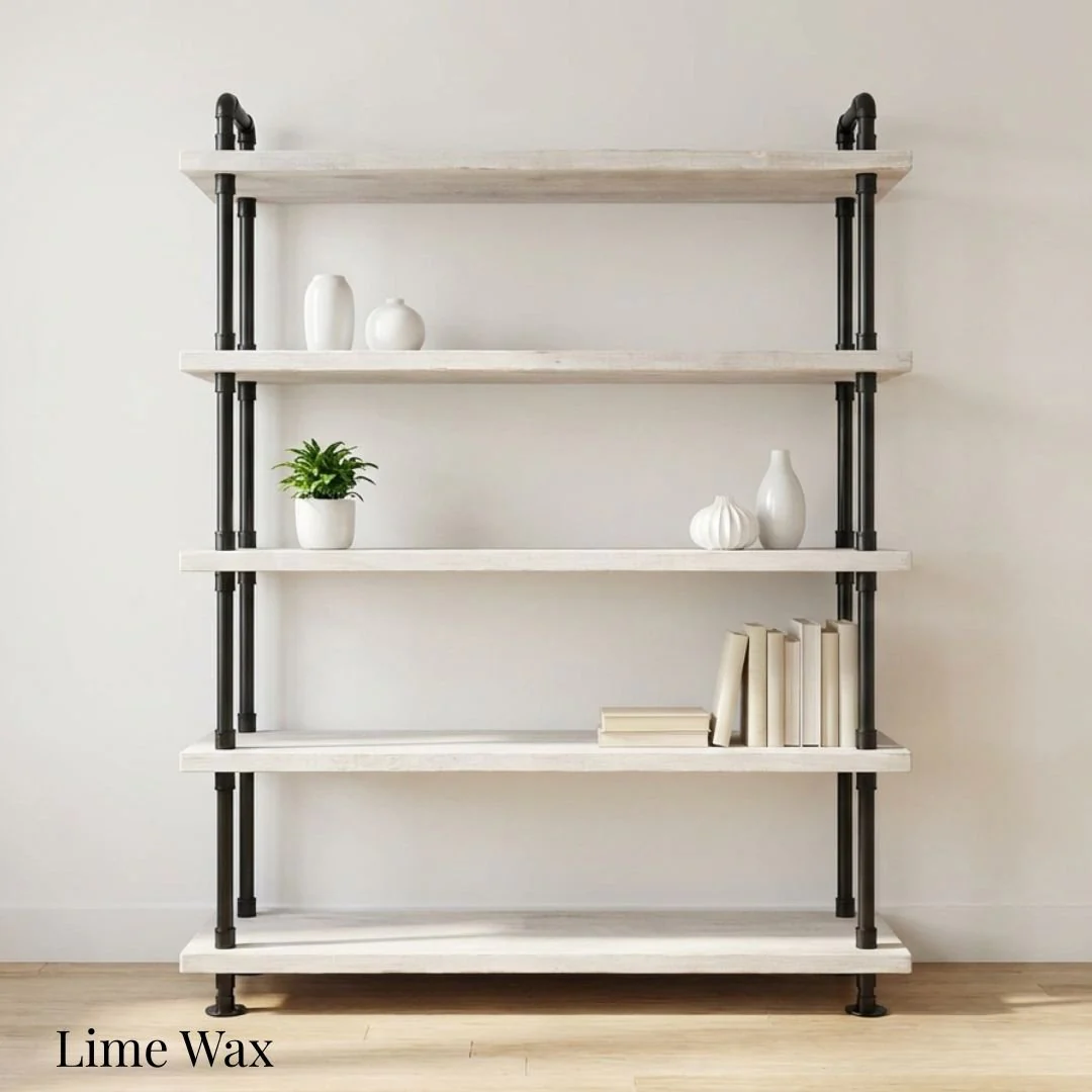 5 Shelf Free Standing Pipe Shelving Unit - Image 5