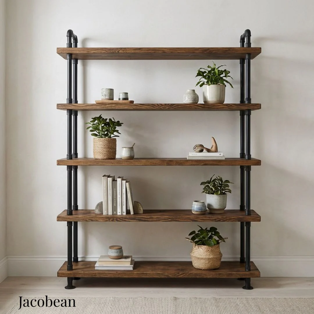 5 Shelf Free Standing Pipe Shelving Unit - Image 7
