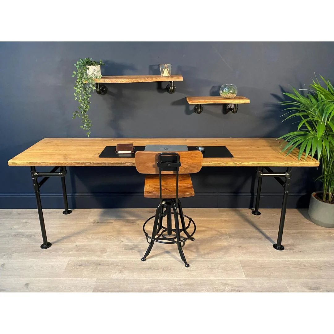 AC-16 Industrial Pipe Office Desk - 66cm Depth - Image 5
