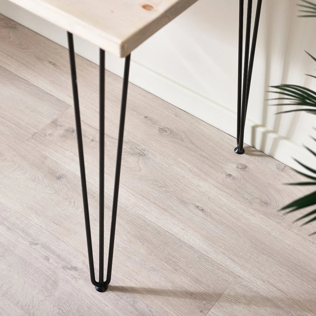 AC-20 - Rustic Office Desk - Hairpin Legs - Image 4