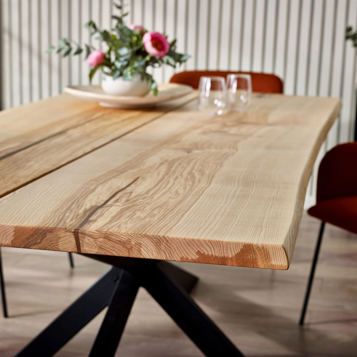 Live Edge Ash Dining Table - 220 cm | 4043 - Image 10
