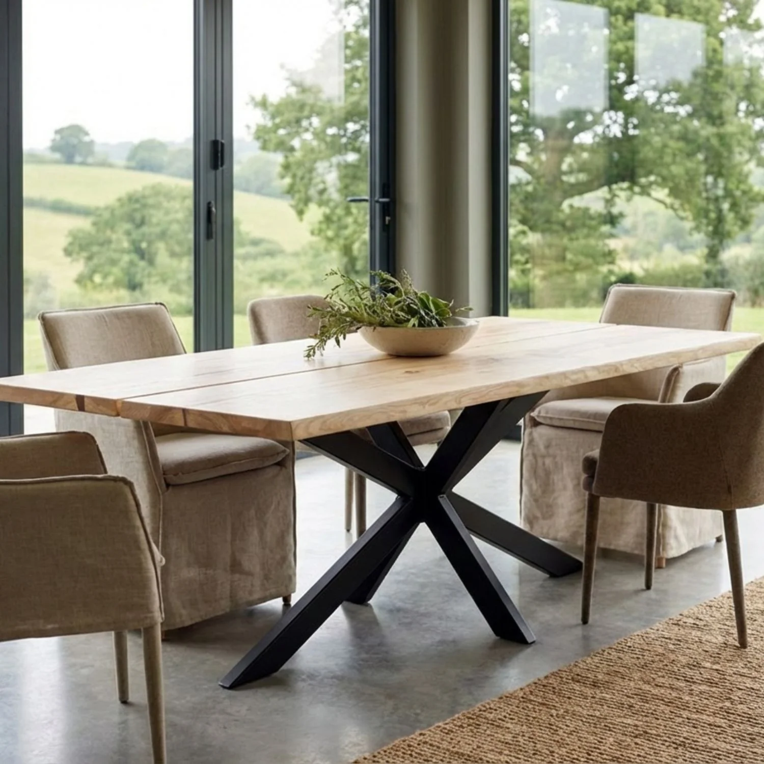Live Edge Ash Dining Table - 220 cm | 4043 - Image 13