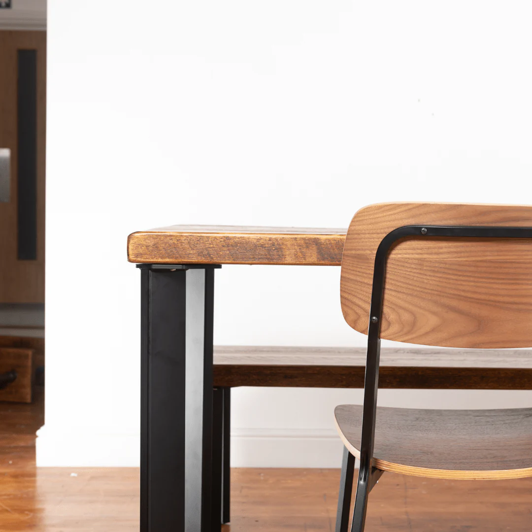 Froswick Industrial Dining Table -  Single Pin Box Legs - Image 6