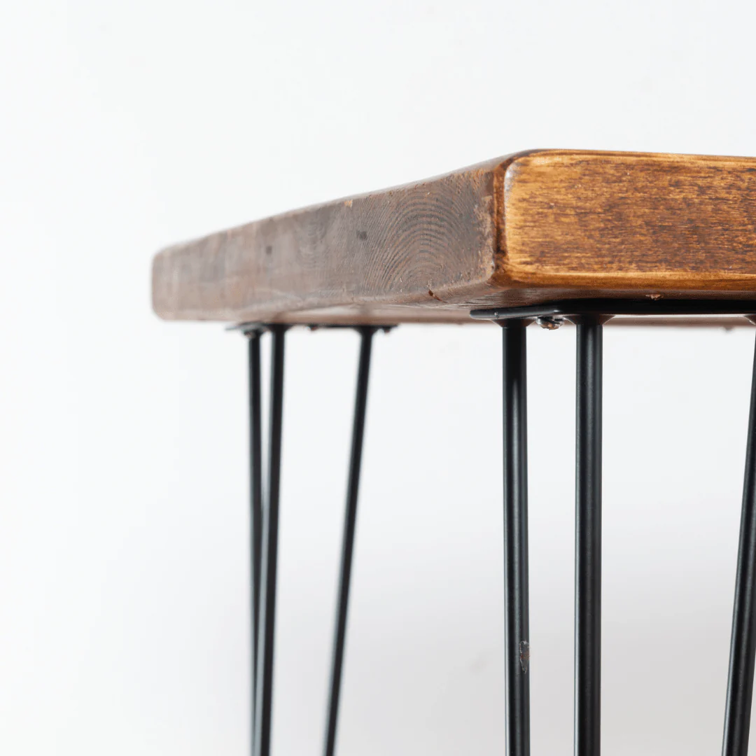 Fairfield Industrial Dining Table - Hairpin Legs - Image 4