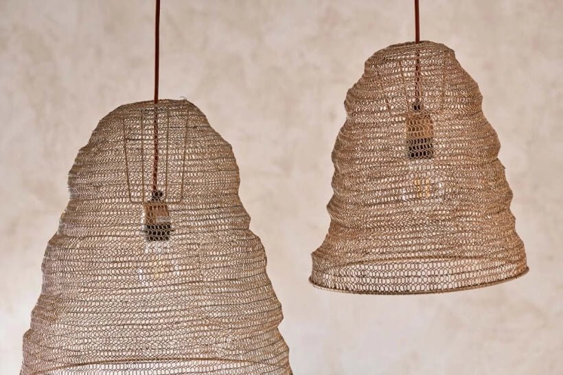 Jatani Wire Lampshade - Antique Brass - Image 3