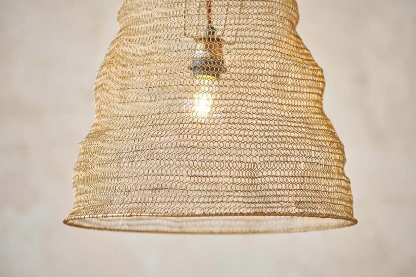 Jatani Wire Lampshade - Antique Brass - Image 4