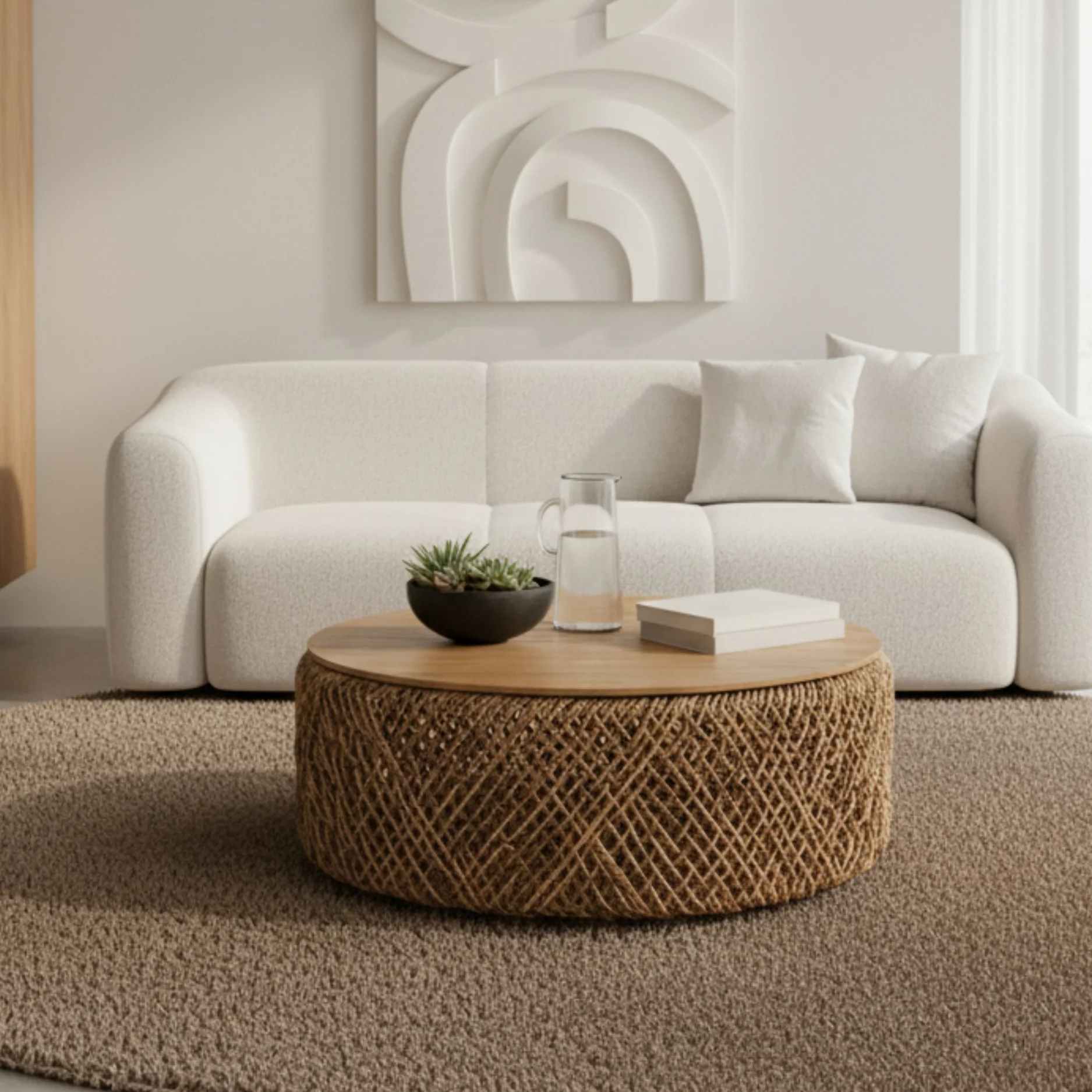 Knut Abaca Coffee Table - Image 4
