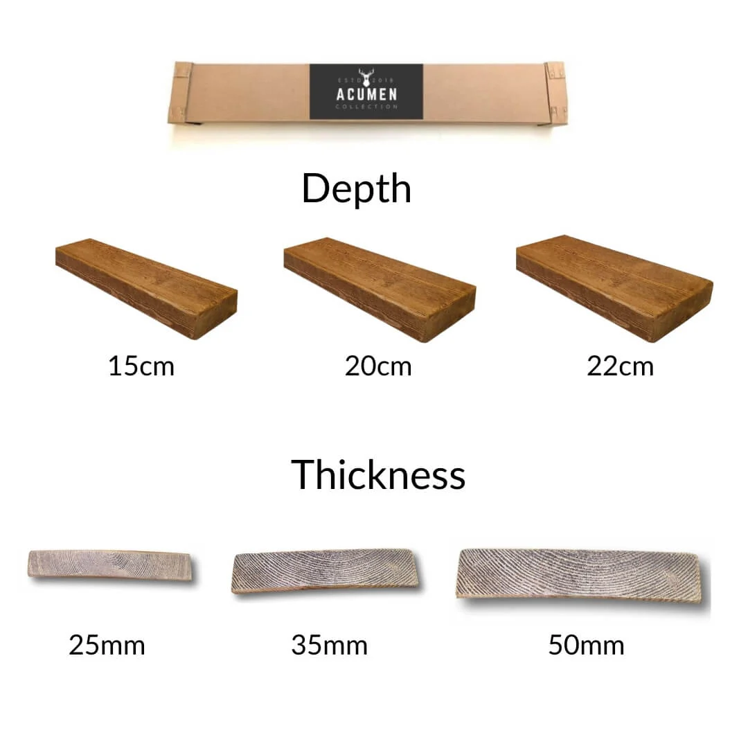 Modern Planed Shelf with Lipped Metal Brackets - Image 8