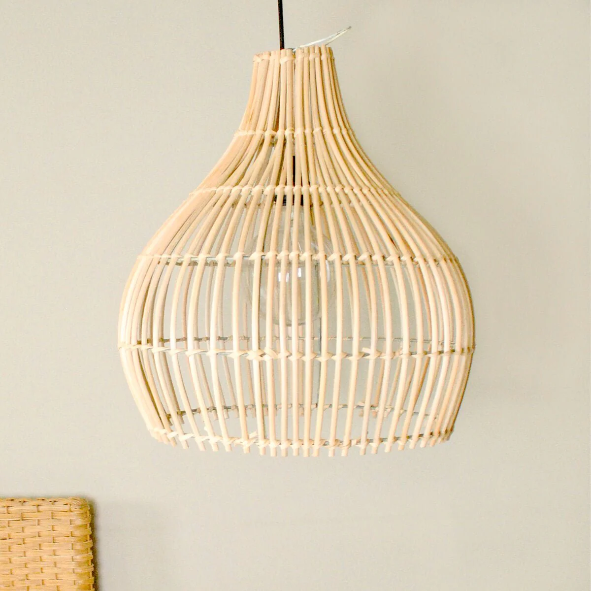 Nala Cerobong Small Pendant Rustic Lamp shade - Image 3