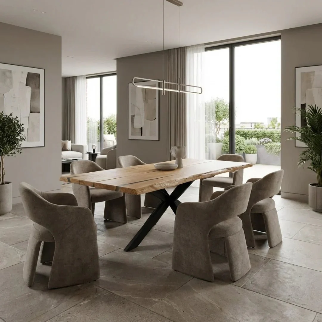 Live Edge Oak Dining Table - 360 cm | 4259 - Image 12