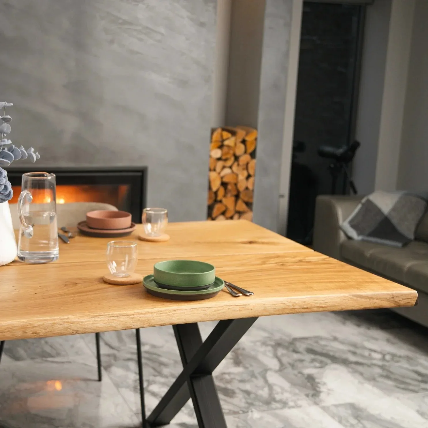 Live Edge Oak Dining Table - 360 cm | 4259 - Image 8