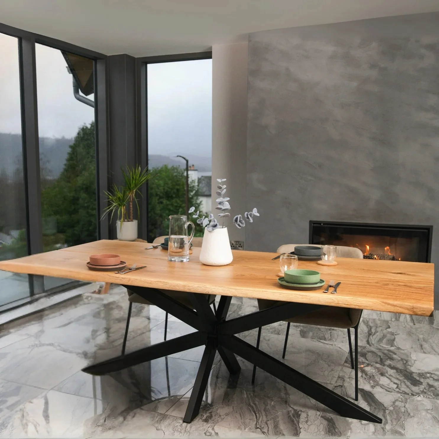 Oak Dining Table - 220 cm | 0045 - Image 7