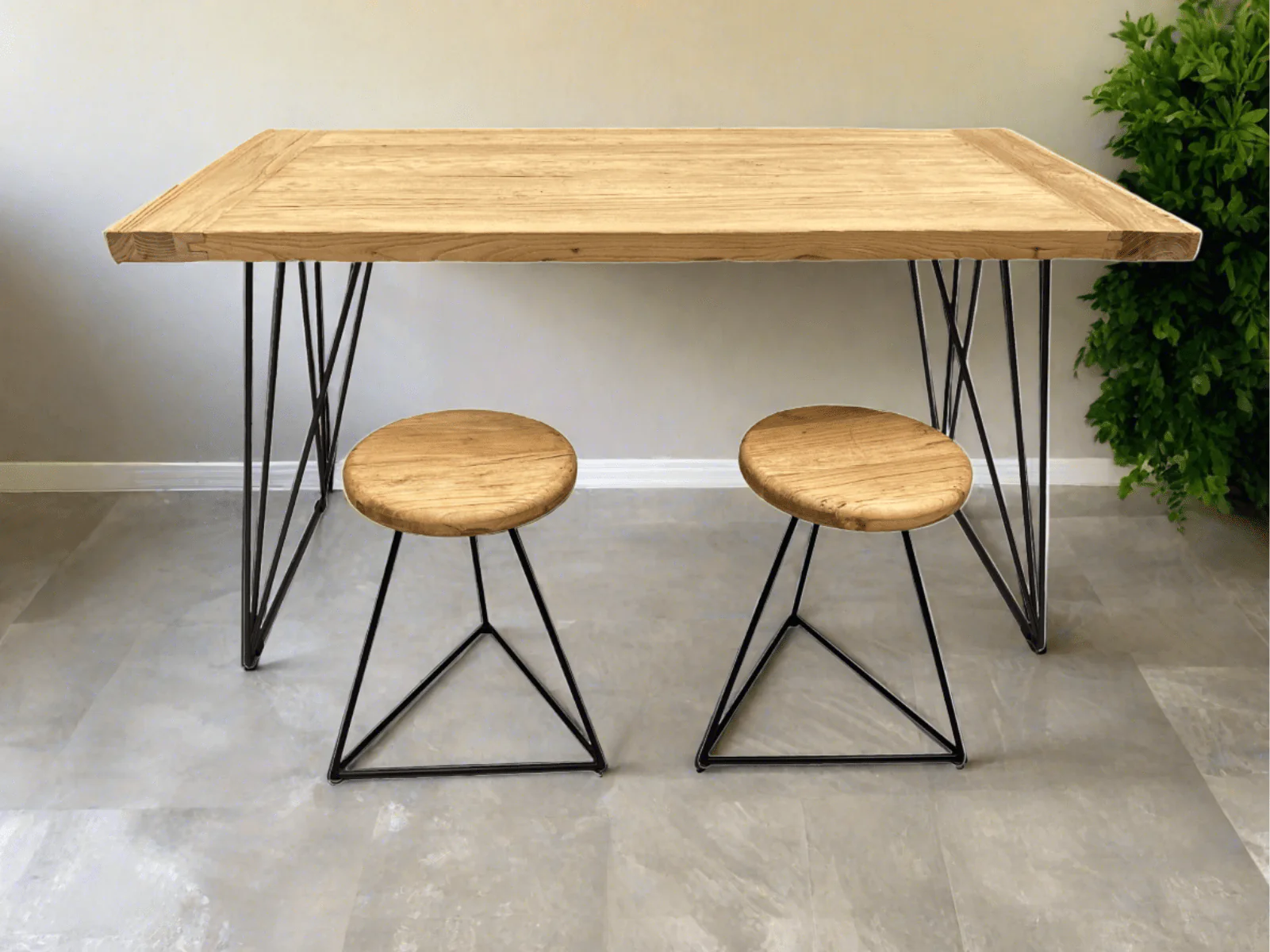 Old Barn Prism Stool - Round - Image 3