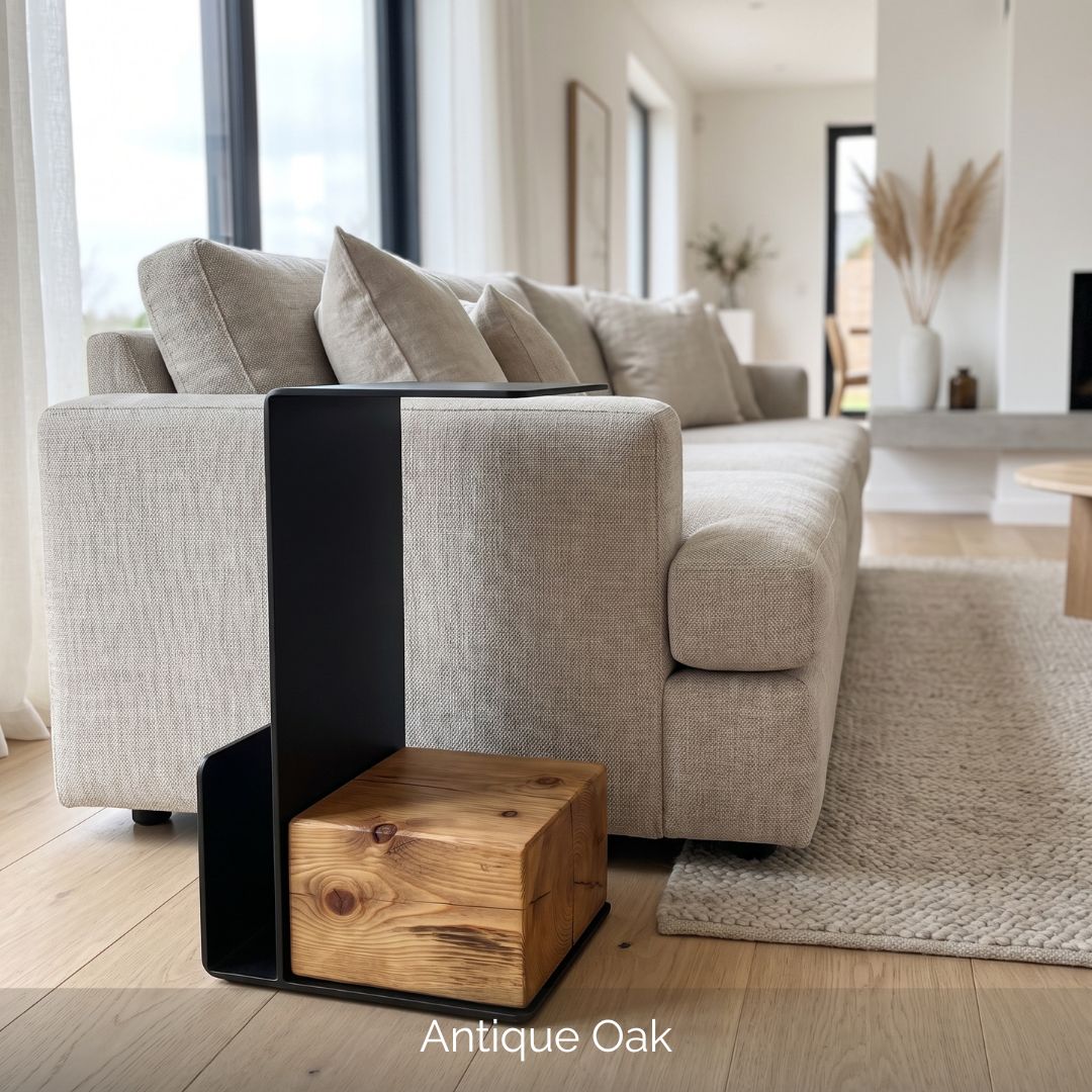 Reformed Steel Inverted Side Table - Image 4