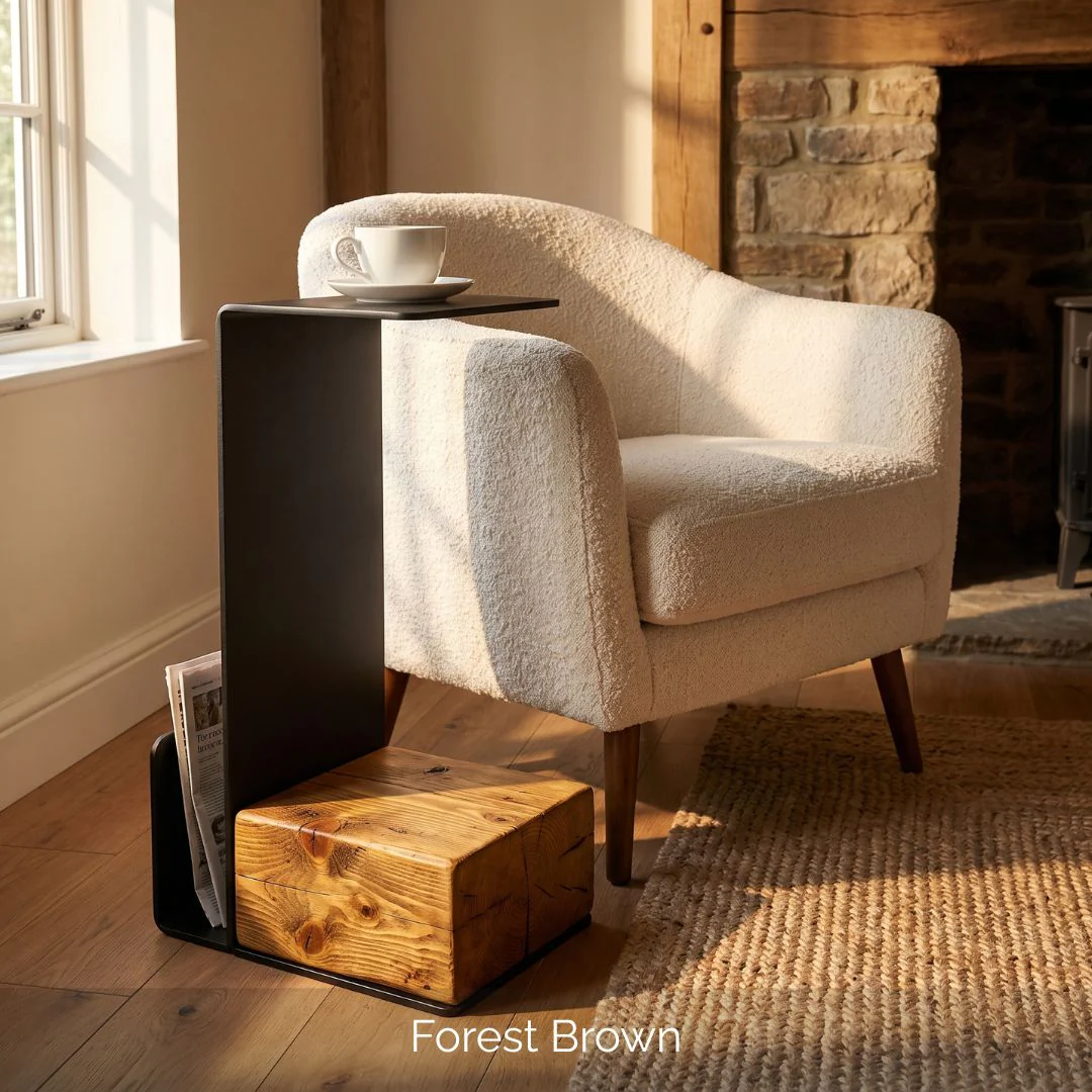 Reformed Steel Inverted Side Table - Image 6