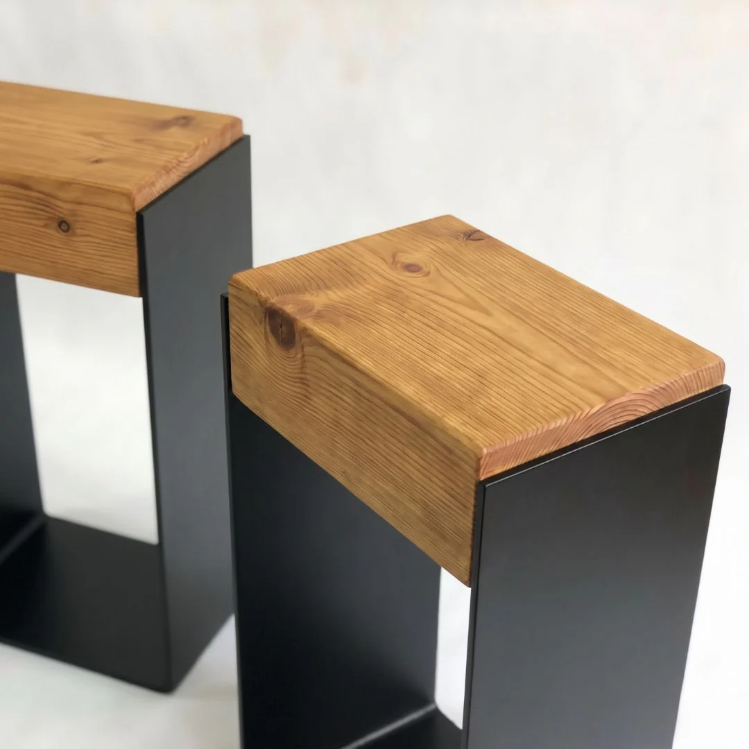 Reformed Steel Side Table - Image 4