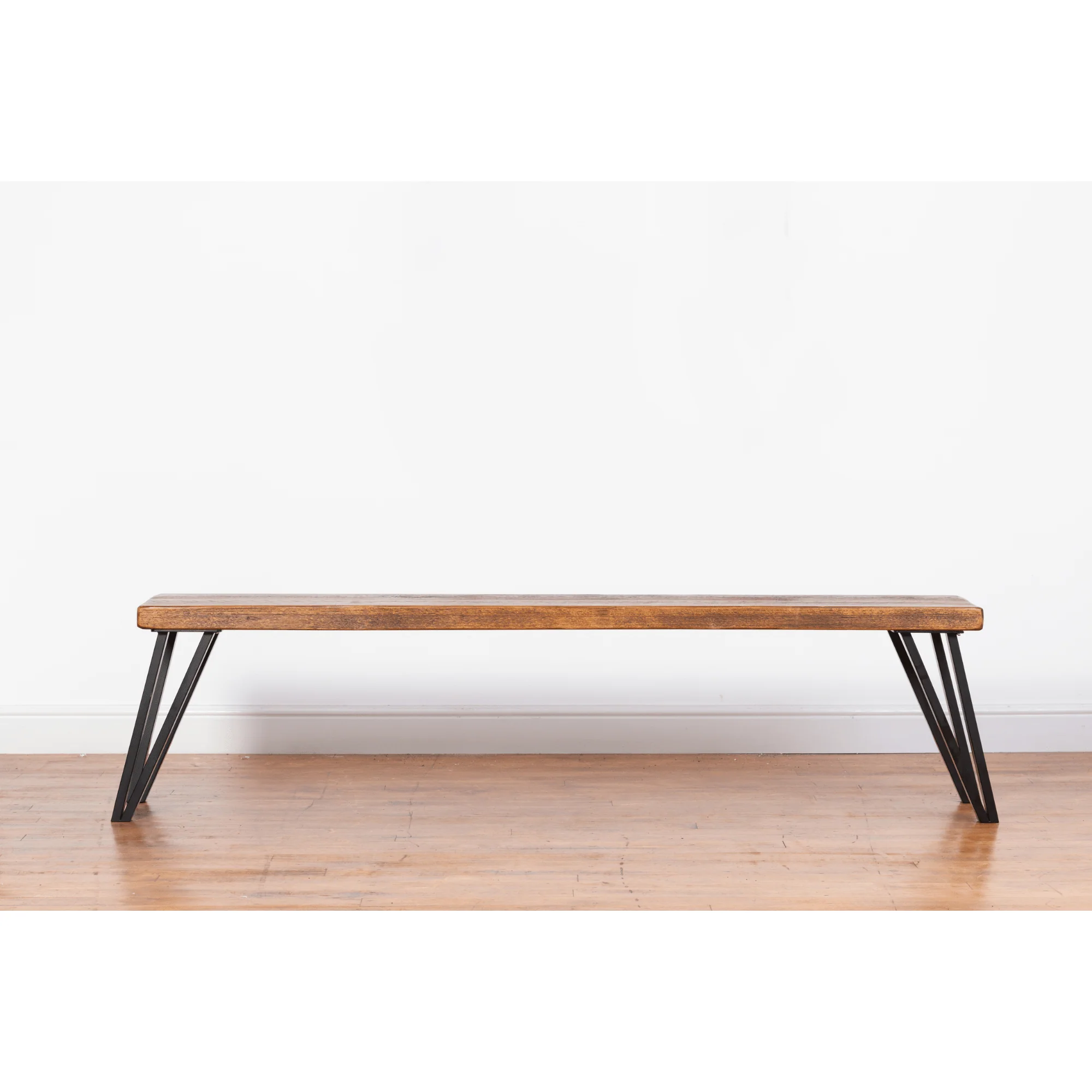 Birkhouse Industrial Bench - Box Hairpin Legs - Image 5
