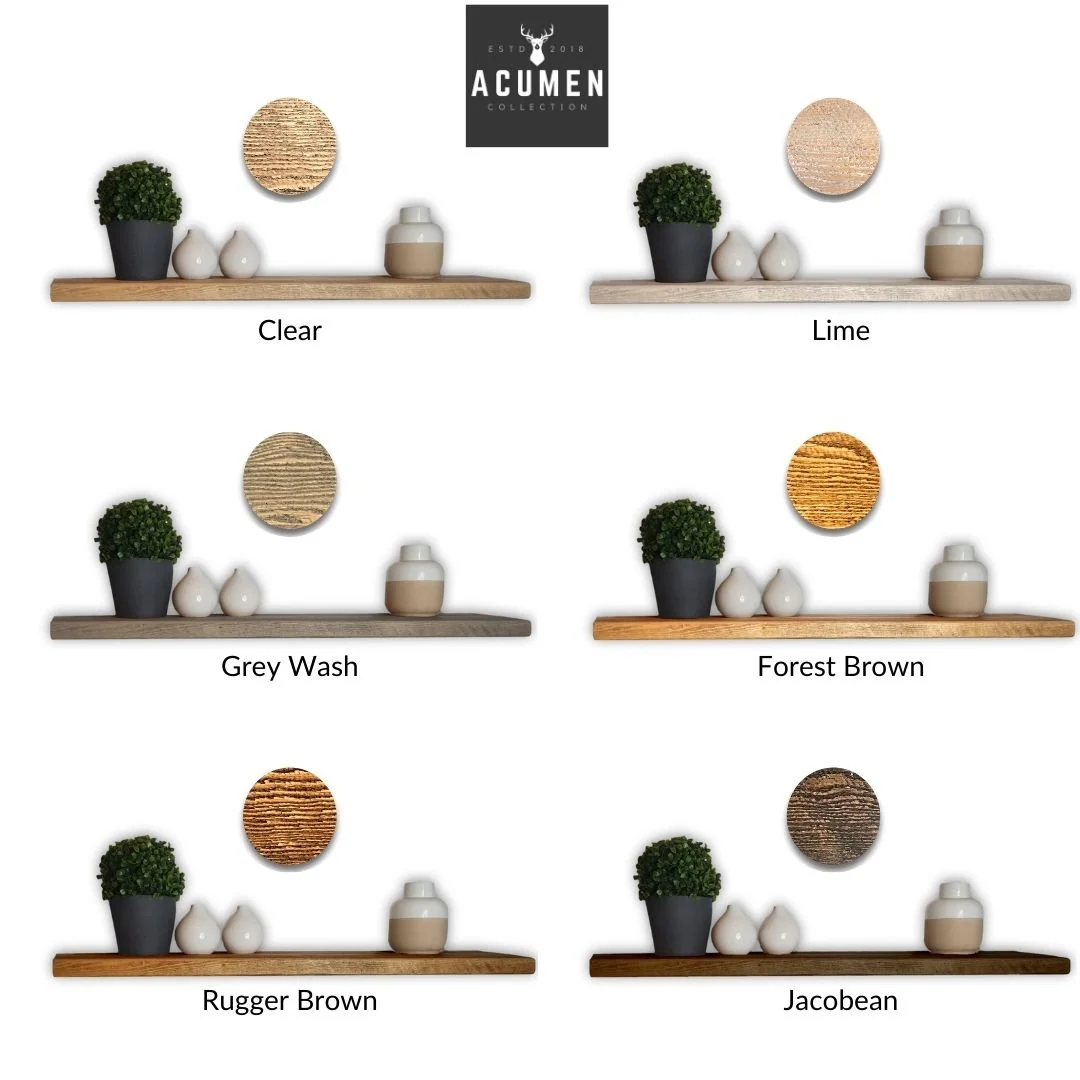 Rustic Shelf 38mm with Industrial Suspense Brackets - Image 8