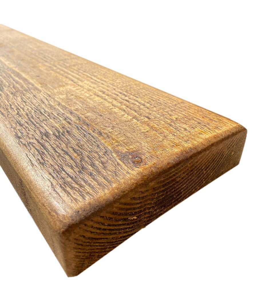 Rustic Weathered Shelf 35mm - 20cm Depth - Image 5