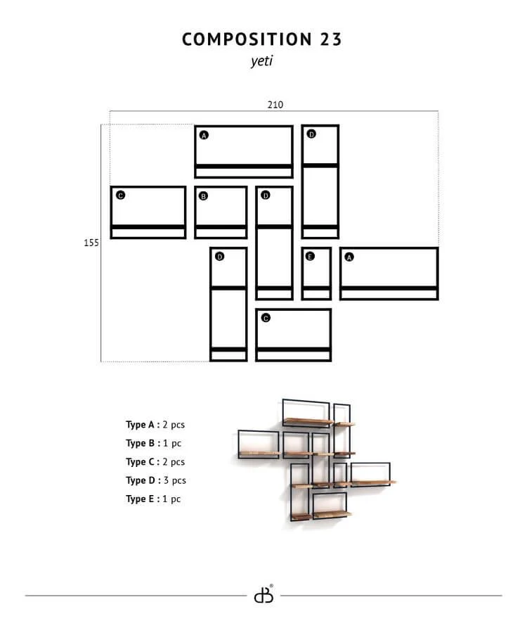 Shelfmate Composition 23 - Yeti - Image 5