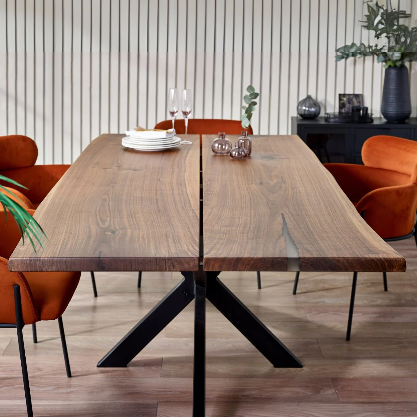 Live Edge Walnut Dining Table - 360 cm | 2489 - Image 6