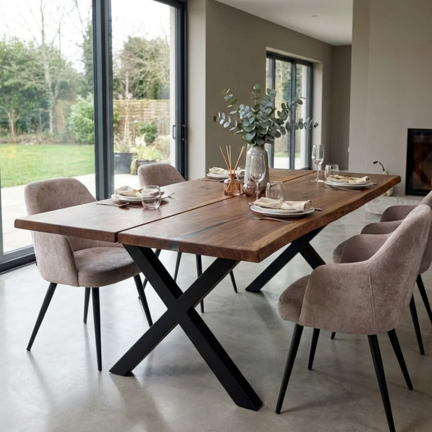 Live Edge Walnut Dining Table - 360 cm | 2489 - Image 14