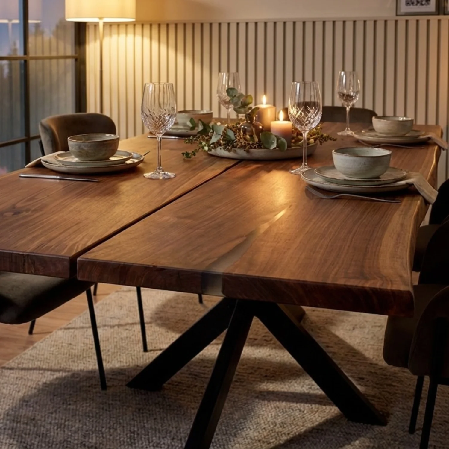 Live Edge Walnut Dining Table - 360 cm | 2489 - Image 15
