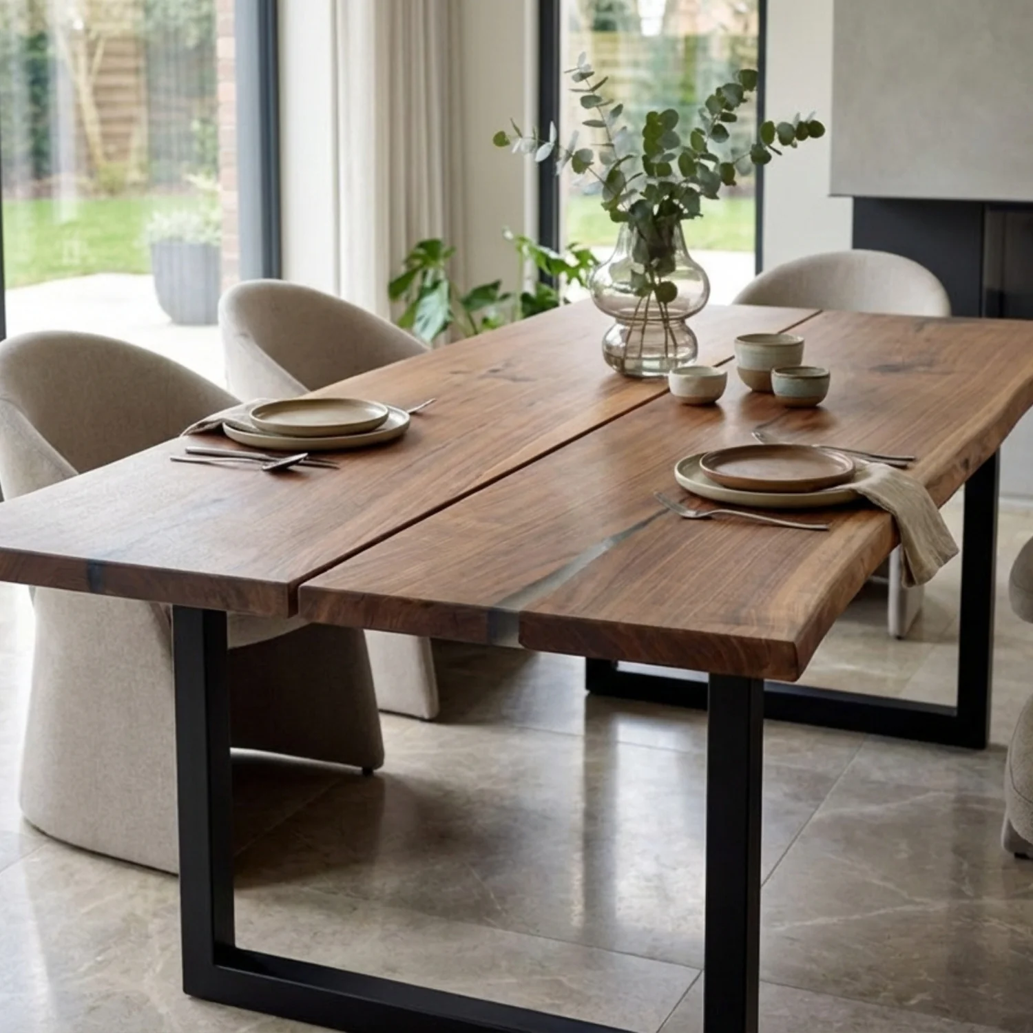 Live Edge Walnut Dining Table - 360 cm | 2489 - Image 17