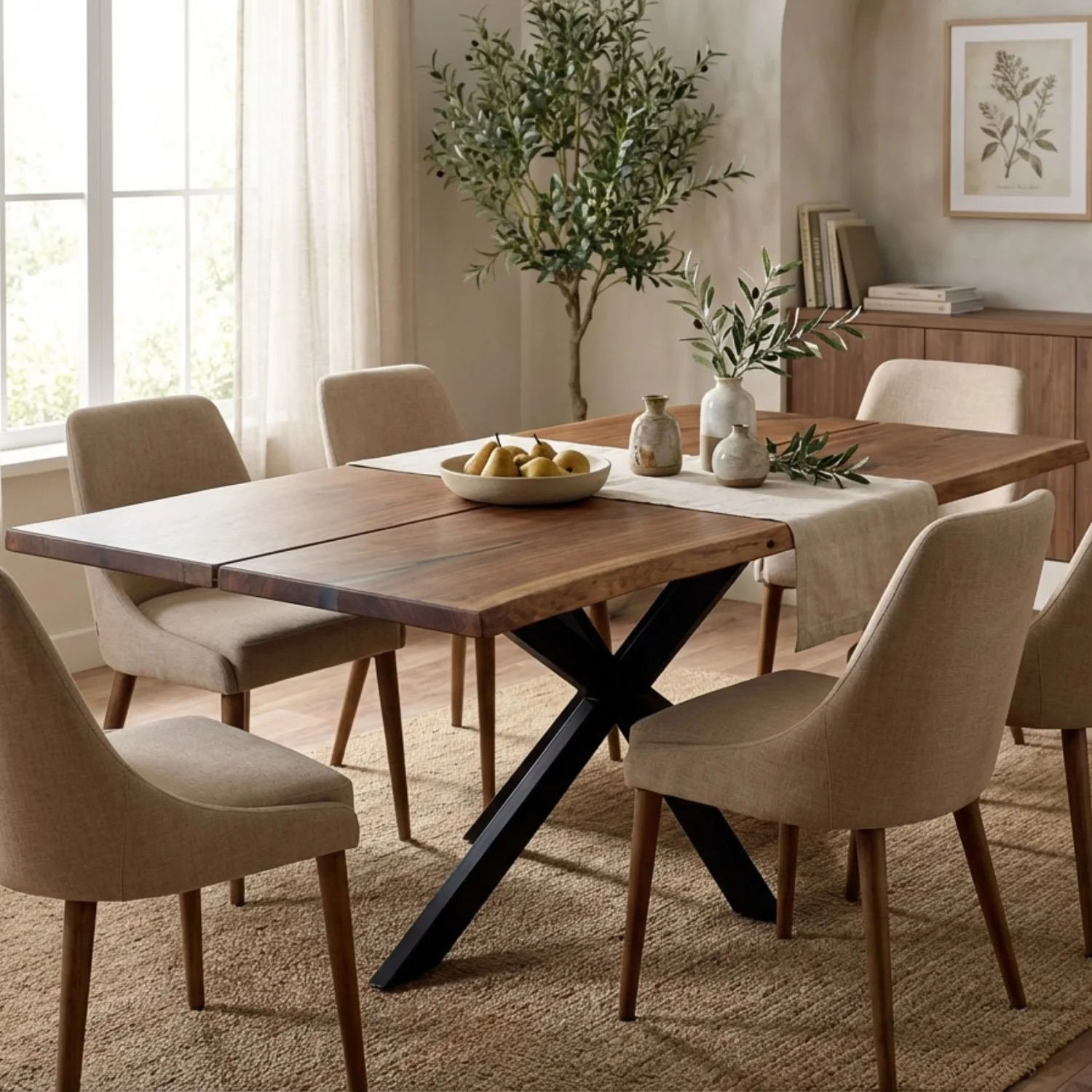 Live Edge Walnut Dining Table - 360 cm | 2489 - Image 3