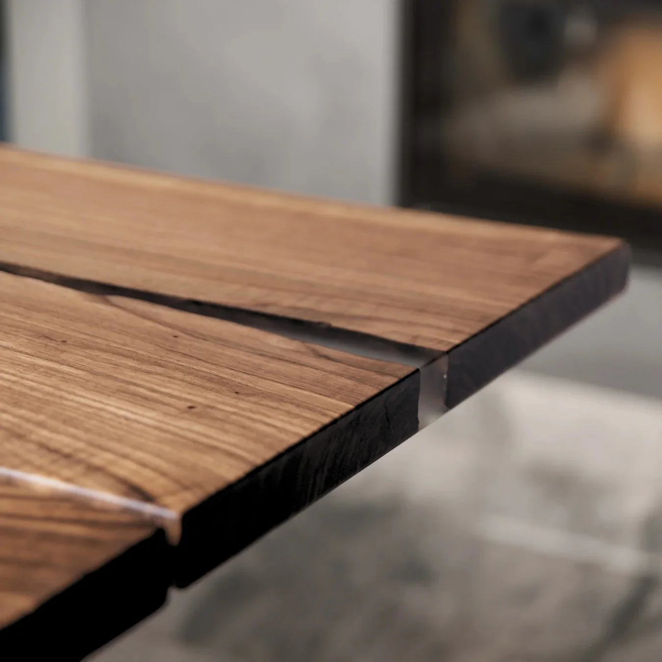 Live Edge Walnut Dining Table - 200 cm | 4409 - Image 9
